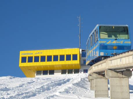 Baite, Ristoranti in quota  Alpi Orientali Occidentali – Ristoranti in quota, baite St. Moritz - Corviglia