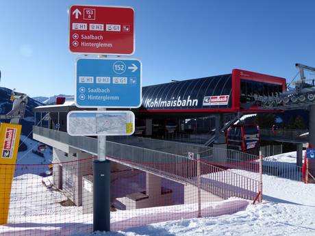 Glemmtal: Orientamento nei comprensori sciistici – Orientamento Saalbach Hinterglemm Leogang Fieberbrunn (Skicircus)